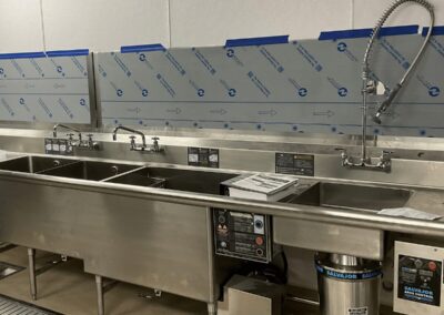 air controls commercial kitchen stainless steel montana cleanup and sanitation stations
